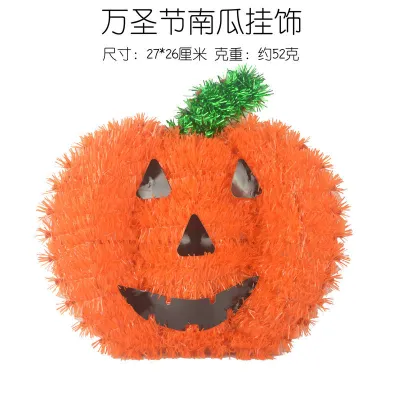 Halloween Flower Pendant Spider Wall Hanging Witch Hat Ghost Decor