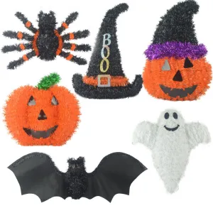 Halloween Flower Pendant Spider Wall Hanging Witch Hat Ghost Decor