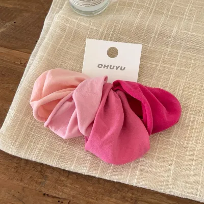 Women Fashion Soft High Elastic Wide Brimmed Hair Ring 4Pcs-Bag