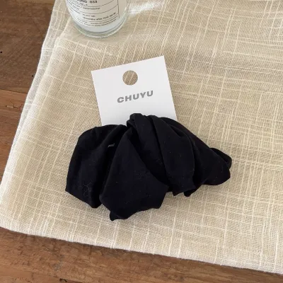 Women Fashion Soft High Elastic Wide Brimmed Hair Ring 4Pcs-Bag