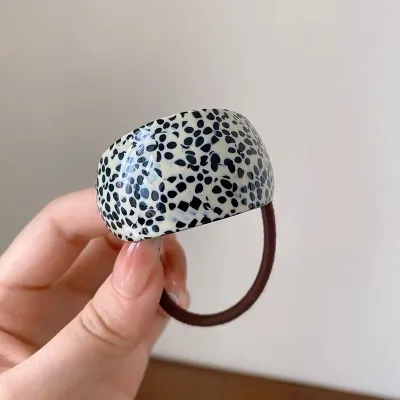 Women Fashion Curved Acetate Traceless Hair Rope