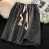 962# D.Grey "Cotton Double Pocket Shorts]
