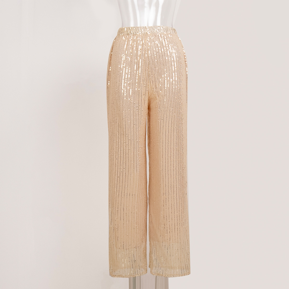 【42】SEQUINS EASY PANTS Holly Palazzo Sequin Pants | GUESS Factory