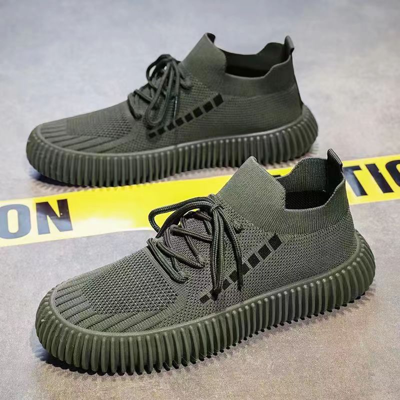 Wholesale Men Fashion Leisure Sports Mesh Ventilated Lace-Up