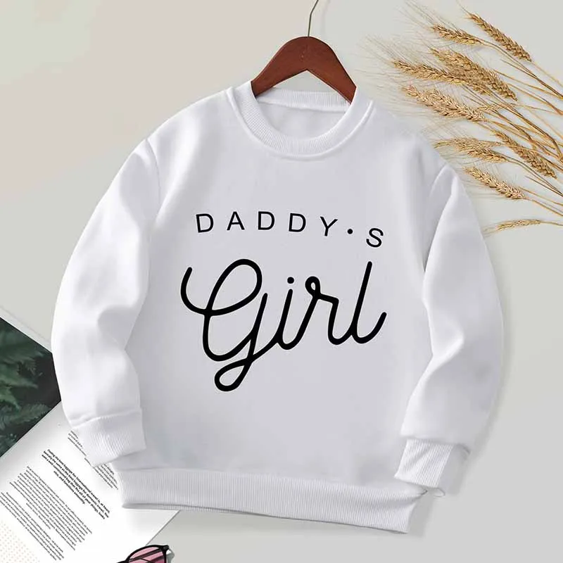 Kids Toddler Boys Girls Casual Cute Alphabet Print Fleece Long Sleeve Sweatshirts