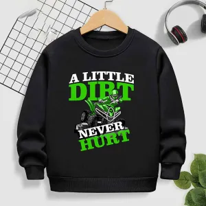 Kids Toddler Boys Girls Casual Cute Alphabet Print Fleece Long Sleeve Sweatshirts