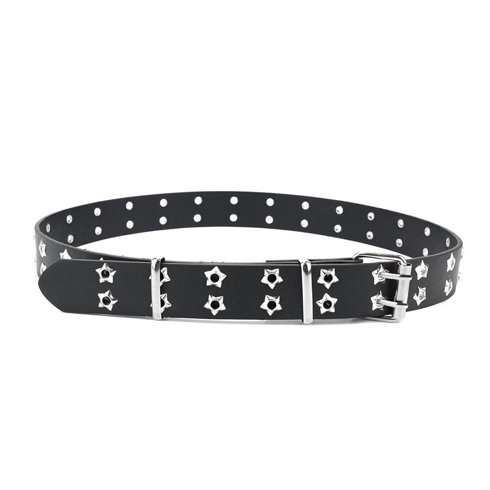 Wholesale Women Fashion Y2K Chain Alloy Pin Buckle PU Belt