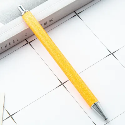 Press The Multicolor Metal Glitter Ball Point Pen