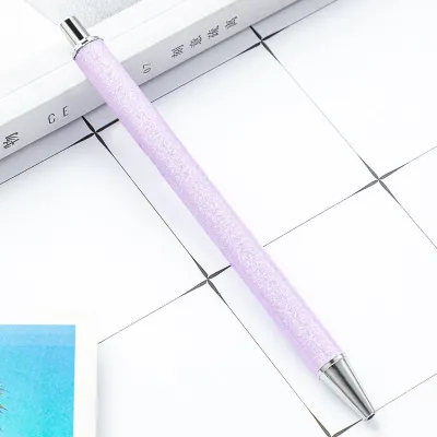 Press The Multicolor Metal Glitter Ball Point Pen
