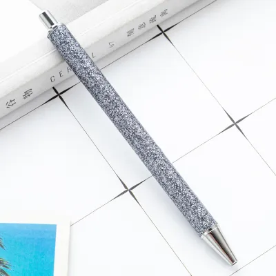 Press The Multicolor Metal Glitter Ball Point Pen