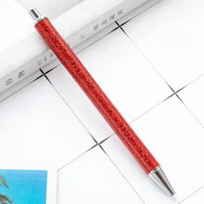 Press The Multicolor Metal Glitter Ball Point Pen