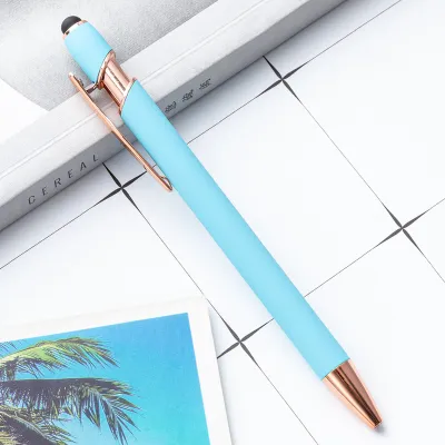 Simple Metal Push Aluminum Ball Pen