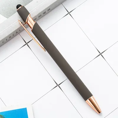 Simple Metal Push Aluminum Ball Pen