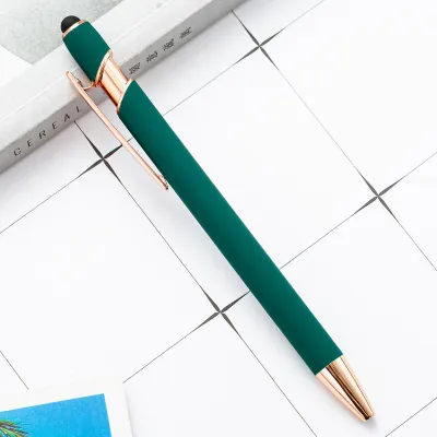Simple Metal Push Aluminum Ball Pen