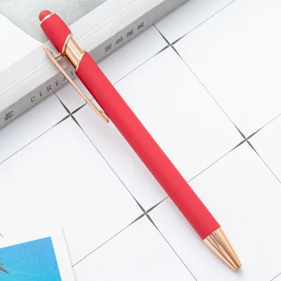 Simple Metal Push Aluminum Ball Pen