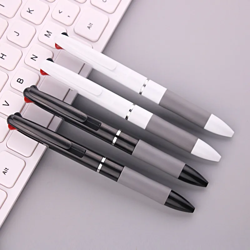 Simple Press Three-Color Ballpoint Pen