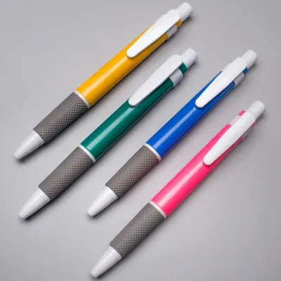 Simple Plastic Press Ballpoint Pen
