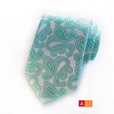 Men Simple Business Suit Tie With High Weft-Dense Jacquard Fabric