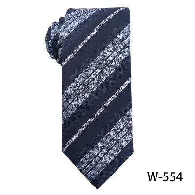 Men's Fashion Stripe Plaid Dot Print Casual Tie