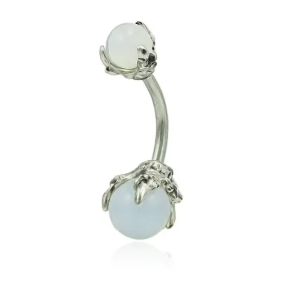 Women Fashion Creative Snake Bat Bee Stainless Steel Diamond Navel Ring Body Piercing Jewelry