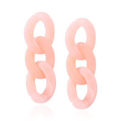 Women Fashion Exaggerated Multi-Layer Acrylic Sheet Earrings