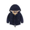 Navy Blue Fleece-Lined