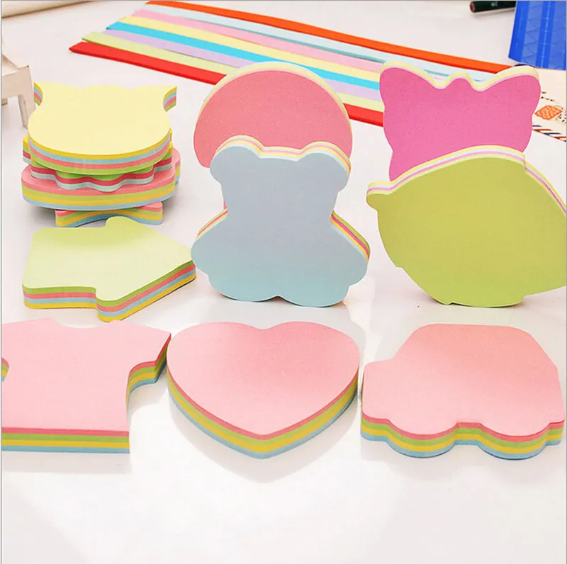 Creative Cute Butterfly Heart-Shaped Office Notebook