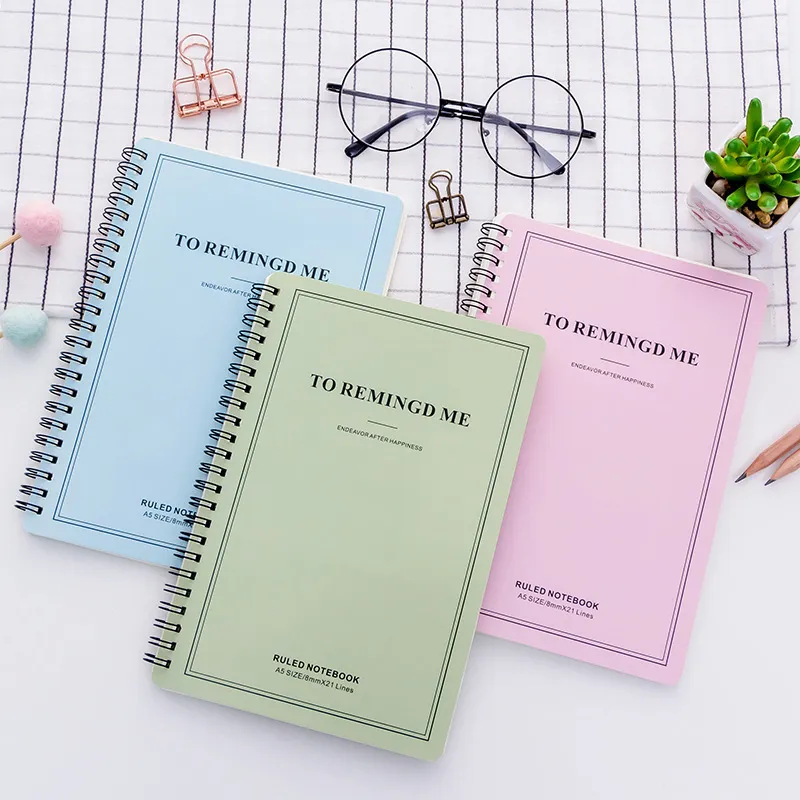 Simple Student Candy Color A5 Coil Notebook