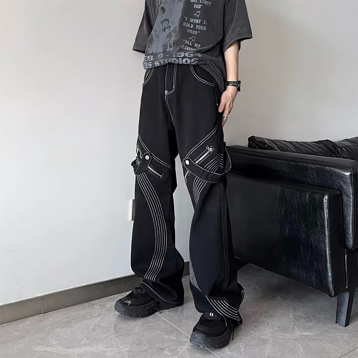 Manxivoo Cargo Pants for Women High Waisted Women Cargo