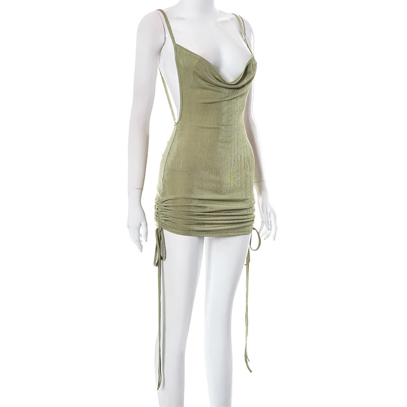 Wholesale Summer Nightclub Women Fashion Sexy Solid Color