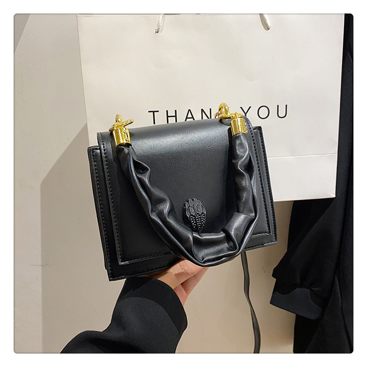 Wholesale Women Fashionable Simple Solid Color Square Flap