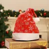 Silver Snowflake Christmas Hat