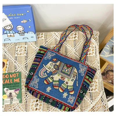 Bohemian Vintage Large Capacity Handbag Shell Bag