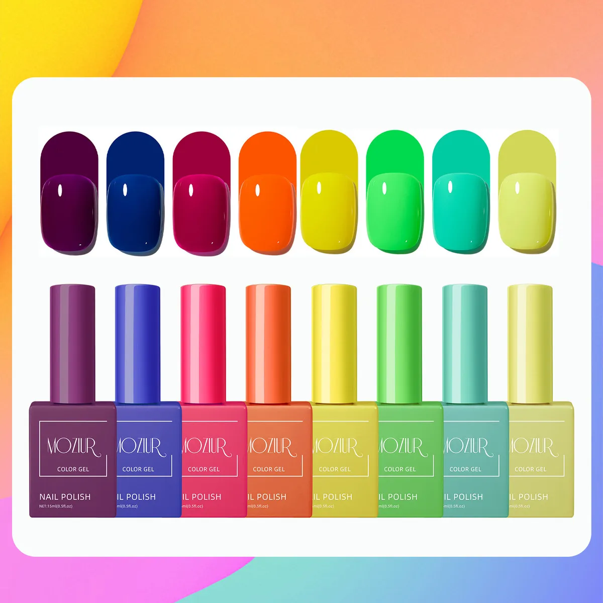 Candy Fluorescent Morandi Nail Gel Polish
