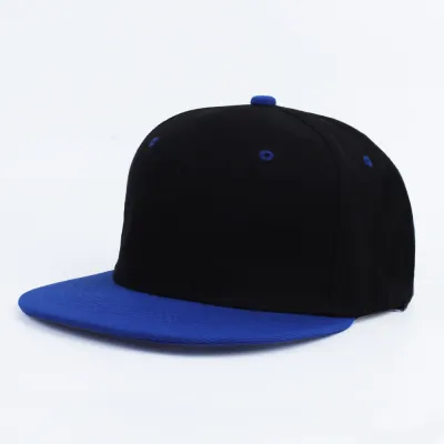 Fashion Flat Brim Hip-Hop Unisex Solid Color Dome Cap