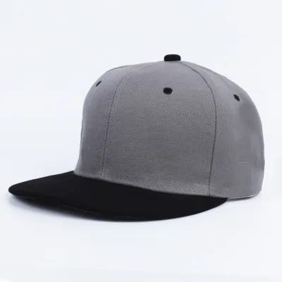 Fashion Flat Brim Hip-Hop Unisex Solid Color Dome Cap