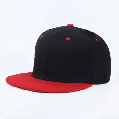Fashion Flat Brim Hip-Hop Unisex Solid Color Dome Cap