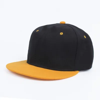 Fashion Flat Brim Hip-Hop Unisex Solid Color Dome Cap