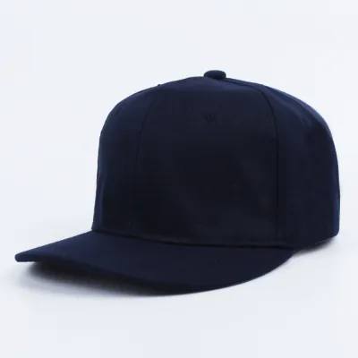 Fashion Flat Brim Hip-Hop Unisex Solid Color Dome Cap
