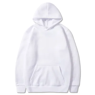 Men Tops Casual V-Neck Pullover Hoodie Long Sleeve Polyester Streetwear