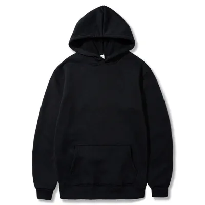 Men Tops Casual V-Neck Pullover Hoodie Long Sleeve Polyester Streetwear