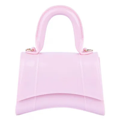 Children Fashion Macaroon Candy Color Handle Crossbody Jelly Bag