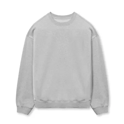 Men Spring Autumn Casual Solid Color Long Round Neck Sweatshirts