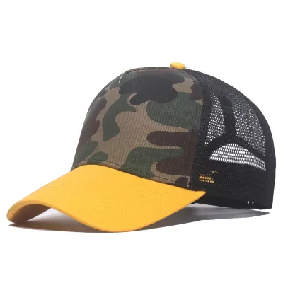 Summer Simple Fashion Mesh Breathable Color Matching Sunshade Cap