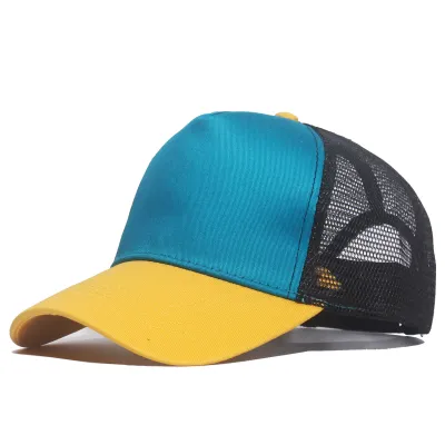 Summer Simple Fashion Mesh Breathable Color Matching Sunshade Cap