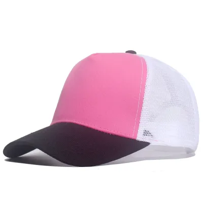 Summer Simple Fashion Mesh Breathable Color Matching Sunshade Cap