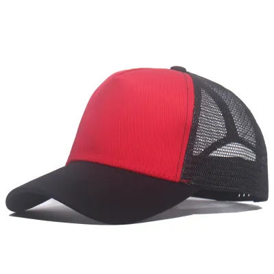 Summer Simple Fashion Mesh Breathable Color Matching Sunshade Cap