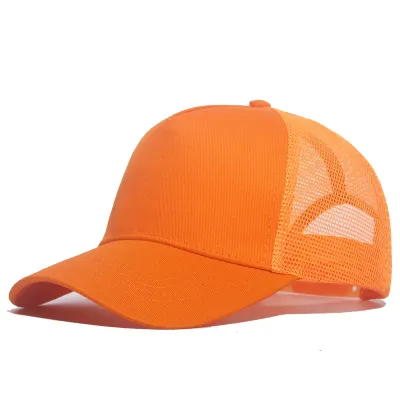 Summer Simple Fashion Mesh Breathable Color Matching Sunshade Cap