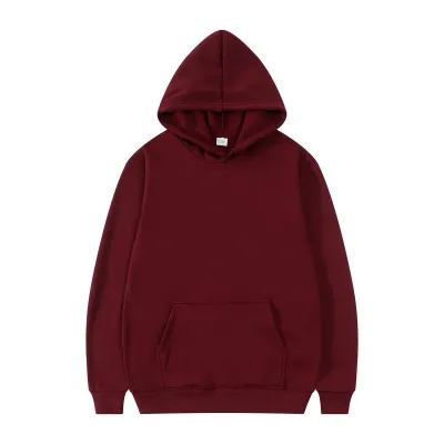 Men's College Style Slim Fit Fleece Long Sleeve Pullover Hoodie with Print
