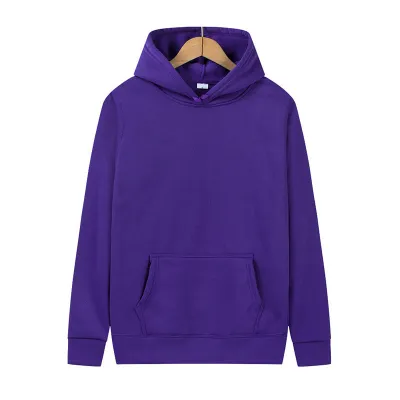 Men Fashion Casual Basic Solid Color Fleece Long Sleeve Hoodies Pants